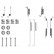 Accessory Kit, brake shoes