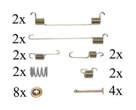 Accessory Kit, brake shoes