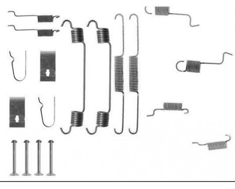 Accessory Kit, brake shoes