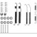 Accessory Kit, brake shoes