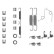Accessory Kit, brake shoes
