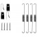 Accessory Kit, brake shoes