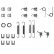 Accessory Kit, brake shoes