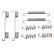 Accessory Kit, brake shoes