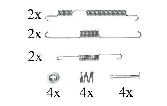 Accessory Kit, brake shoes
