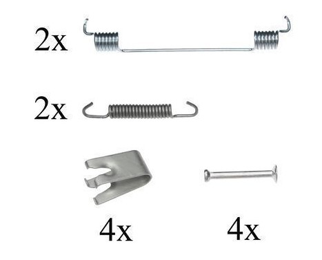 Accessory Kit, brake shoes