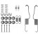 Accessory Kit, brake shoes