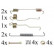 Accessory Kit, brake shoes
