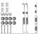 Accessory Kit, brake shoes