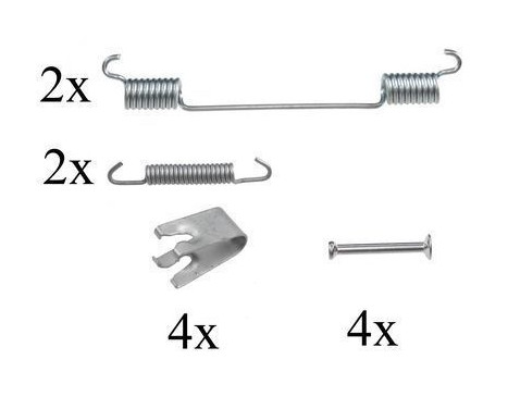 Accessory Kit, brake shoes