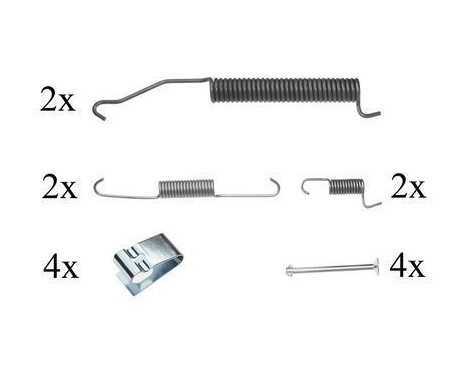 Accessory Kit, brake shoes