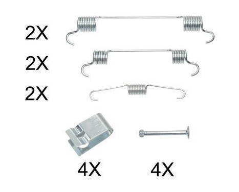 Accessory Kit, brake shoes