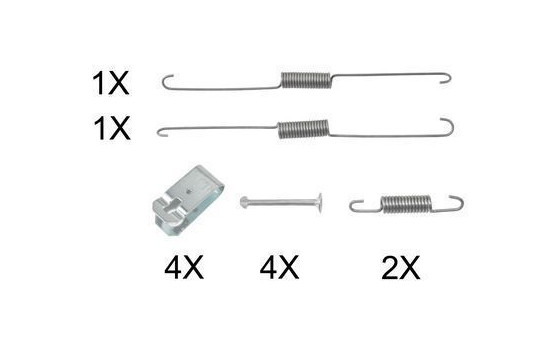 Accessory Kit, brake shoes