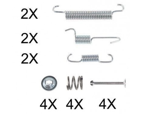 Accessory Kit, brake shoes