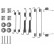 Accessory Kit, brake shoes