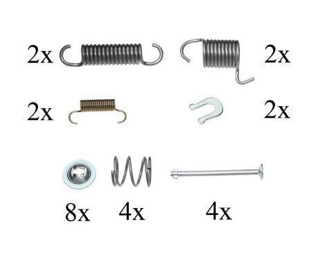 Accessory Kit, brake shoes