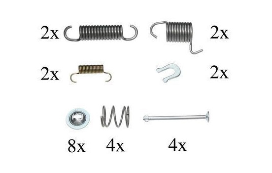 Accessory Kit, brake shoes