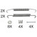 Accessory Kit, brake shoes