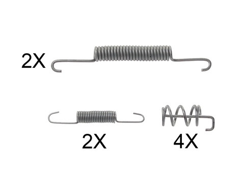 Accessory Kit, brake shoes