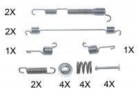 Accessory Kit, brake shoes