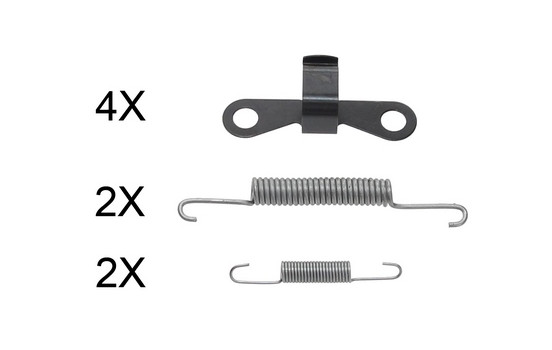 Accessory Kit, brake shoes