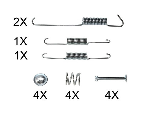 Accessory Kit, brake shoes