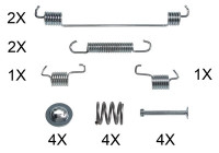 Accessory Kit, brake shoes