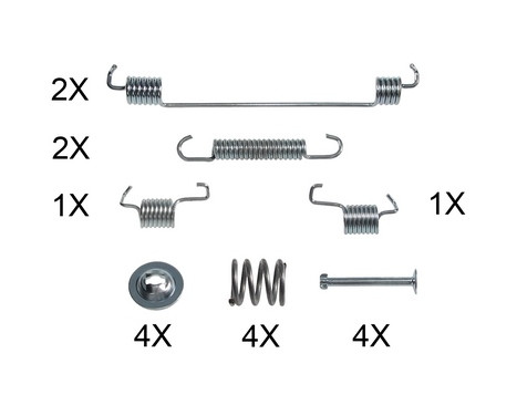 Accessory Kit, brake shoes