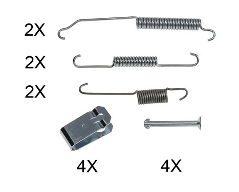 Accessory Kit, brake shoes