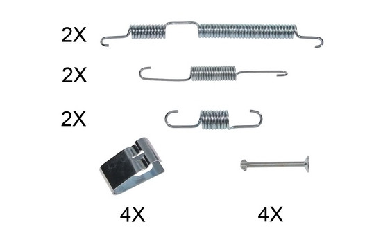 Accessory Kit, brake shoes