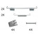 Accessory Kit, brake shoes