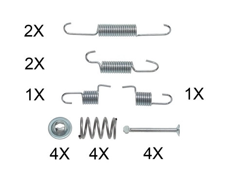 Accessory Kit, brake shoes