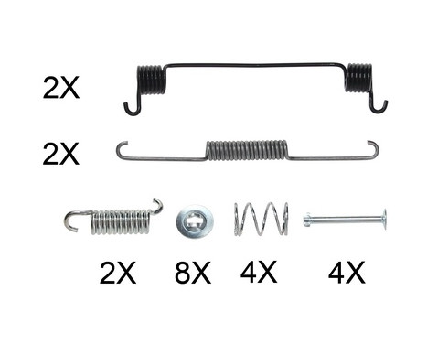 Accessory Kit, brake shoes