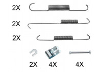 Accessory Kit, brake shoes