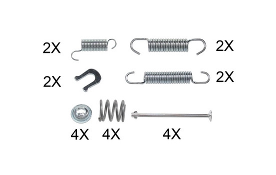 Accessory Kit, brake shoes
