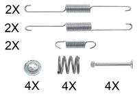 Accessory Kit, brake shoes