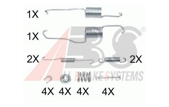 Accessory Kit, brake shoes, Image 2