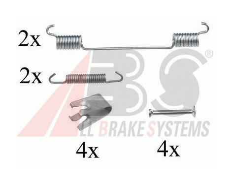 Accessory Kit, brake shoes, Image 2