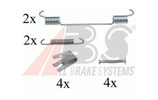 Accessory Kit, brake shoes, Image 2