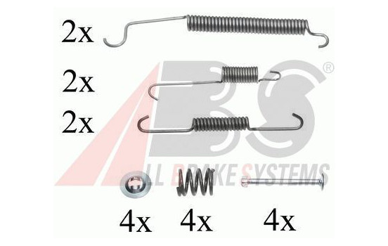 Accessory Kit, brake shoes, Image 2