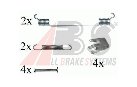 Accessory Kit, brake shoes, Image 2