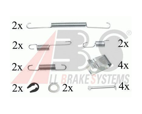 Accessory Kit, brake shoes, Image 2