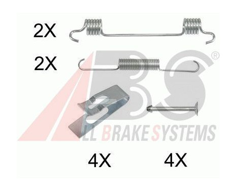 Accessory Kit, brake shoes, Image 2
