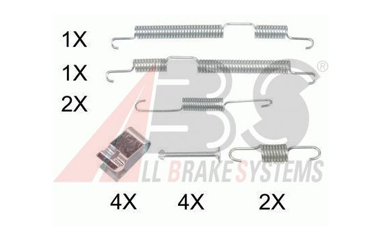 Accessory Kit, brake shoes, Image 2