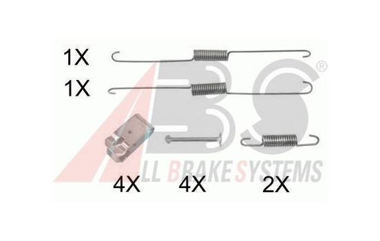 Accessory Kit, brake shoes, Image 2