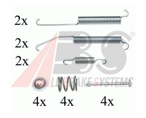 Accessory Kit, brake shoes, Image 2