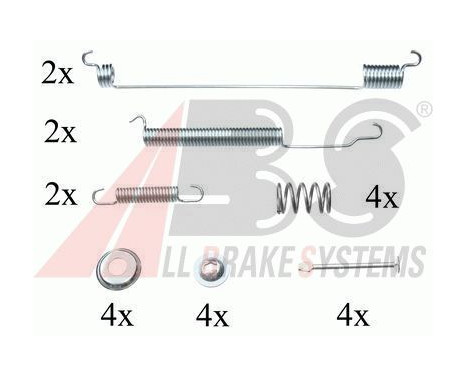 Accessory Kit, brake shoes, Image 2