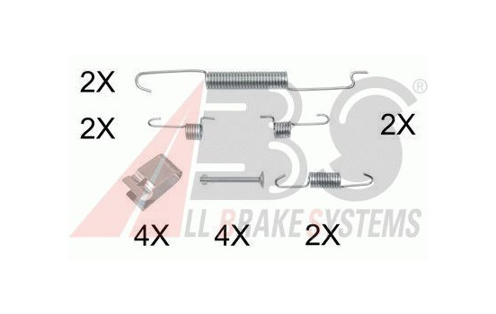 Accessory Kit, brake shoes, Image 2