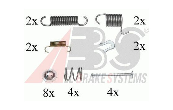 Accessory Kit, brake shoes, Image 2