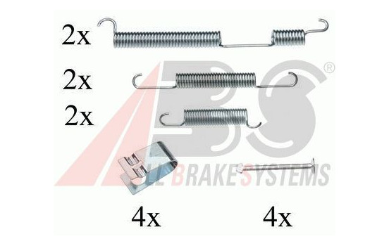 Accessory Kit, brake shoes, Image 2